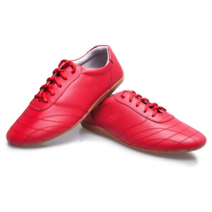 Nuevo Modelo 2206, Zapatos de Boxeo de Cuero Rojo con Cordones, Suela Flexible, Zapatos de Entrenamiento a Precio Económico y con Servicio OEM ODM - Product Image 2