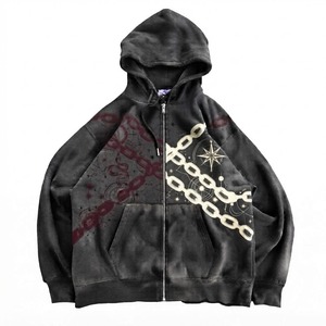 Sweat à capuche noir oversize pour homme, style streetwear uni, en molleton respirant, épais, avec poche, idéal pour l'hiver - Product Image 1