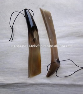 งานฝีมือของสะสมศิลปะแนวชนบทขัดเงาทนทานรูปควายเขาธรรมชาติ - Product Image 2
