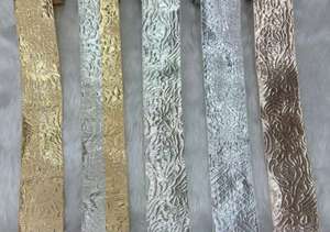 Indian Ethnic Luxury Lampi Gota Border Heavy Floral Pattern Hand Trim Lace <b>Kaftan</b> Saree Sewing Decoration Fabric - Product Image 3