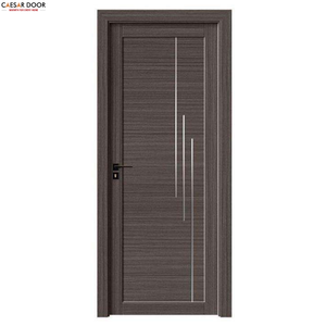 Porte coulissante en bois MDF avec film PVC, finition moderne, résistante à l'eau, fabriquée à la main au Vietnam, pour hôtels et appartements - Product Image 5