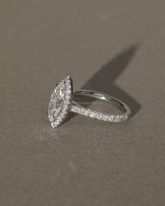 Diamant de laboratoire Marquise de haute qualité, or jaune/rose/blanc 14/18 carats, certifié IGI, design fantaisie pour la vie quotidienne, cadeau de mariage - Product Image 4