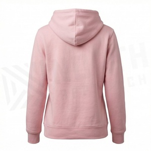 Sweatshirts à capuche surdimensionnés pour femmes de qualité supérieure, manches longues, coton confortable, design pull-over, logo personnalisé - Product Image 2