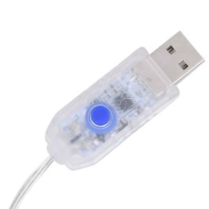 9.8 'x 9.8 'luci LED tenda 300 LED blu LED con 8 funzioni per l'illuminazione decorativa - Product Image 6