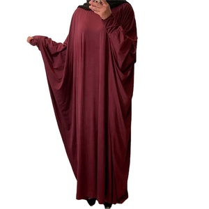 2023 dubaï Abaya caftan pour adultes lin à manches longues Hijab tenue décontractée Design solide pour les femmes musulmanes inspiré turc islamique - Product Image 1