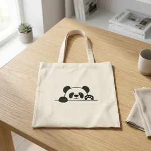 Bolsa de Lona Resistente para Llevar Compras, 14x14 Pulgadas, Bolsa de Compras Reutilizable y Duradera para Supermercados, Tiendas Minoristas y Campañas Promocionales - Product Image 2
