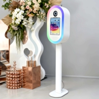 Boîte à lumière souple ovale détachable en métal avec télécommande pour appareil photo reflex numérique et iPad, idéale pour les événements commerciaux et les mariages