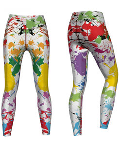 Leggings de yoga et de fitness grande taille pour femmes 2026, avec impression par sublimation, design personnalisé brodé, 180 g - Product Image 3