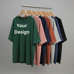 T-shirt Oversize Femme Grande Taille Épaules Tombantes 100% Coton Uni Vintage Décontracté Streetwear Vente en Gros OEM - Product Image 1