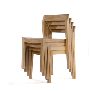 Minimalist Style <b>Dining</b> <b>Table</b> Sets Chair with Teak Solid Wood Frame Material and Durable for Home Furniture and Garden Furniture - Product Image 4