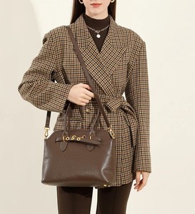 Bolso de Hombro de Cuero Genuino de Alta Calidad para Mujer, Impermeable, con Cierre de Cremallera, Gran Capacidad, Venta al Por Mayor, Color Personalizado - Product Image 3