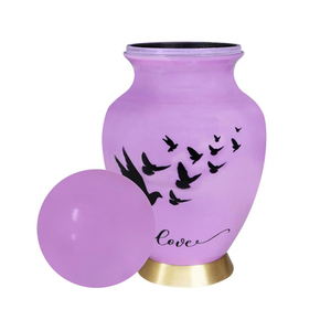 Urnes funéraires américaines à motif d'oiseau pour cendres d'adultes, pour hommes et femmes, avec capacité personnalisable - Product Image 1