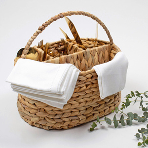 Cestas de Jacinto de Agua para Utensilios de Cocina, Organizador de Cubiertos y Gadgets - Product Image 1