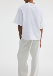 T-shirt Homme de Luxe de Haute Qualité en Coton Lourd 100% – Col Montant Uni, Coupe Oversize et Ample - Product Image 4