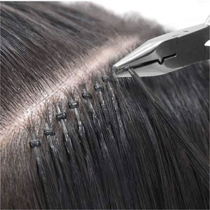 Pinzas de Alta Calidad para Extensiones de Cabello con Anillos Micro, de Acero Inoxidable, Resistentes al Agua, con Logotipo Personalizado para Salón de Belleza - Product Image 6