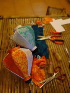 Lanterne en bambou vietnamienne suspendue, style floral asiatique, pour jardin, mariage, remise de diplôme, décoration de bar à sushis, faite à la main - Product Image 6