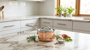 High Quality Classic Mini Tri-ply <strong>Copper</strong> Induction Bottom Stainless Steel Cookware <strong>Set</strong> 6-Piece <strong>Saucepan</strong> Frypan Pot Home - Product Image 6
