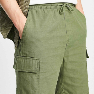 Pantalones Cortos Casuales para Niños, 100% Algodón, Transpirables, Cintura Elástica, Cómodos, para Actividades al Aire Libre - Product Image 1