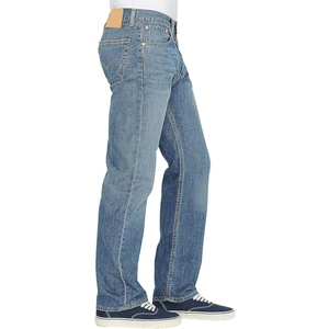 <b>Men's</b> Jeans Pants Denim Blue Straight-Cut Straight Leg Wholesale Cotton Jeans Strong <b>Stretch</b> Trousers Vintage Pants for <b>Men</b> - Product Image 4