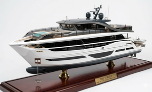 Modelo de Barco Personalizado de Madera de Cedro de 36 Pulgadas, British Princess X95 (Clase X), Pintado - Product Image 2
