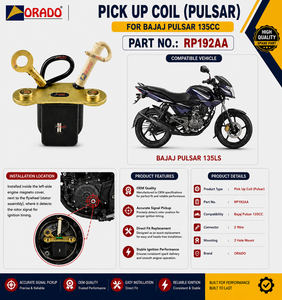 Bobina de encendido para Bajaj Pulsar 135cc, calidad de exportación para repuestos de motocicletas en India, Orado. - Product Image 4