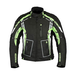 Blouson de moto en textile, blouson de course avec protections CE, doublure coupe-vent, équipement de moto durable et haute performance - Product Image 1