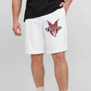 โรงงาน OEM ขายส่ง กางเกงขาสั้นตาข่ายคุณภาพสูง ไซส์ใหญ่พิเศษ ออกแบบเองได้ สำหรับผู้ชาย ดีไซน์ใหม่ กางเกงวิ่งผ้าฝ้ายพิมพ์ลายสำหรับฤดูร้อน สำหรับเด็กผู้ชาย - Product Image 1