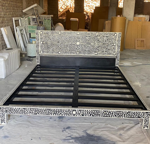 Lit de chambre à coucher, nouveau modèle, ensemble de meubles de chambre à coucher modernes de style européen, meubles de chambre d'hôtel, meubles de maison, design luxueux, lit queen/king size - Product Image 3