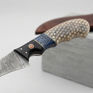 Custom Forged Damascus Steel Fillet <b>Knife</b> Fishing Kitchen Outdoor <b>Boning</b> <b>Knife</b> with Honeycomb Resin <b>Handle</b> Wholesale - Product Image 2