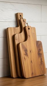 Tabla de servir de madera, tabla de charcutería, tabla de cortar tipo butcher block, tabla de cortar artesanal, tabla de cocina rústica, tabla para queso - Product Image 2