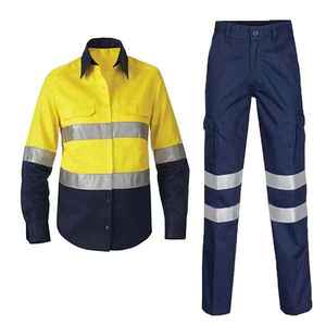 ชุดทำงานฤดูร้อนผ้าฝ้ายผสมระบายอากาศระดับพรีเมียมสำหรับสภาพแวดล้อมโรงงานที่มีอุณหภูมิสูง ชุดยูนิฟอร์มอุตสาหกรรม - Product Image 1