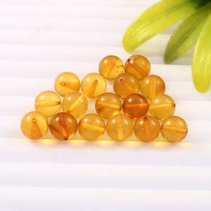 10mm Natural Amber Smooth Round <b>Balls</b> Healing <b>Spheres</b> Loose Gemstone Jewelry Making Wholesale Lot - Product Image 1