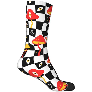 Wholesale Sublimation <b>Socks</b> Custom Logo <b>Polyester</b> Crew <b>Socks</b> Breathable Athletic Sports <b>Socks</b> 3D Printed Unisex OEM - Product Image 6