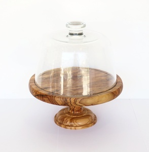 Nouveauté - Collection DIVA - Support à gâteau rond en bois d'acacia fait main - Support de service rustique avec des caractéristiques durables - Product Image 3