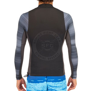 บริการ OEM คุณภาพพรีเมียม เสื้อรัดกล้ามเนื้อ MMA สีพื้น ดีไซน์โดดเด่น สำหรับใช้งานกลางแจ้ง สำหรับผู้ชาย - Product Image 2