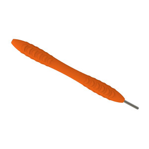 Sonde dentaire ergonomique orange, outil de nettoyage manuel, poignée antidérapante, autoclavable, socle conique orange, tige de miroir dentaire, Pakistan - Product Image 4
