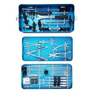 Ensemble de Stérilisation d'Instruments d'Artroscopie pour Épaule, Fixation de la Colonne Vertébrale, Vis Pédiaculaires, Détresseurs et Retracteurs Lombaires en Acier Inoxydable - Product Image 6