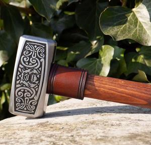 Custom Craft High Quality Mini Roofing Hammer Hand forged with etched head For Outdoor and Multiple Uses - Product Image 4