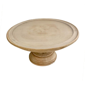 Base para Pastel de Madera Blanqueada, Soporte Rústico para Exhibición, para Bodas, Cumpleaños y Decoración de Cocina Estilo Rústico, Ecológico - Product Image 5