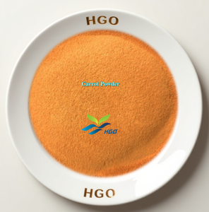 โรงงาน HGO จัดจำหน่ายผงแครอทบริสุทธิ์จากธรรมชาติ (เกรดอาหาร) ผงผัก (ผักอบแห้งแบบแช่เยือกแข็ง) - Product Image 1
