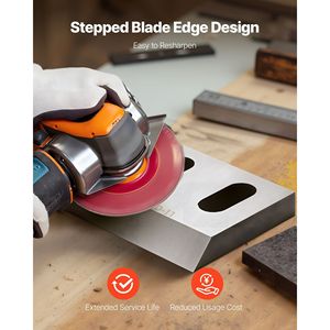 Kit de Cuchillas para Trituradora Industrial de Acero Aleado, 6 Cuchillas Giratorias y 2 Fijas, Cuchillas de Alta Dureza Compatibles con SKD-11 - Product Image 5