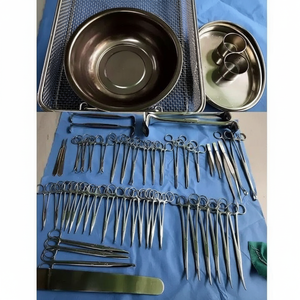 Kit de Instrumentos Quirúrgicos de Acero Inoxidable Alemán de Alta Calidad, 101 Piezas, con Certificación CE - Product Image 1