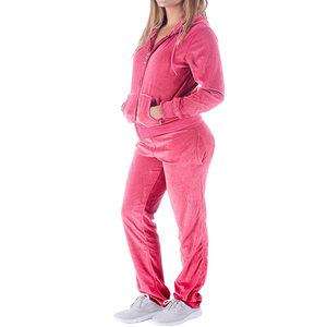 Conjunto Deportivo de 2 Piezas para Mujer, con Logotipo Personalizado, Ligero, Resistente al Viento, Forro Polar Grueso, Pantalones Deportivos de Manga Larga, Sudadera con Capucha y Pantalones para Correr - Product Image 3
