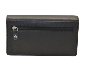 Adorable Girls Fashion Large Capacity Genuine Soft Nappa Leather Clutch <b>Wallet</b> <b>RFID</b> Feature New Classic Design Long Phone - Product Image 3