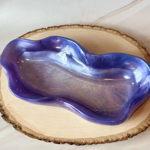 Assiette décorative moderne de luxe en acier inoxydable, écologique et faite à la main, résistante à la chaleur, lavable au lave-vaisselle, idéale pour les fêtes, provenant d'Inde. - Product Image 1