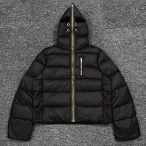 Veste d'hiver matelassée pour homme en duvet d'oie et de canard, entièrement zippée, design personnalisé, haute qualité, unie et vierge - Product Image 1