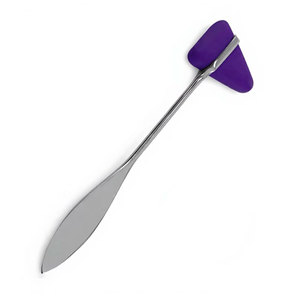 Marteau de réflexes Taylor violet de 7,5 pouces, instrument médical chirurgical en acier inoxydable de qualité allemande pour diagnostic neurologique - Product Image 3