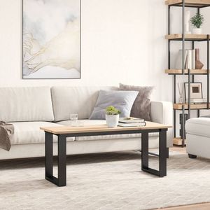 โต๊ะกาแฟไม้สนแข็งแรงทนทาน ขนาด 43.3 X 15.7 X 0.7 นิ้ว - Product Image 3