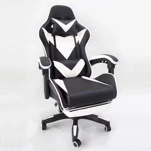 Silla <span class=keywords><strong>Gamer</strong></span> <span class=keywords><strong>Scorpion</strong></span> de Alta Calidad con Reposapiés, Económica, de Acero Inoxidable y Cuero, Reclinable y Convertible para Oficina y Juegos - Product Image 1
