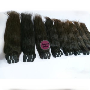 Extensiones de Cabello Humano Natural Indio Remy con Doble Trama Recta, 100g - Product Image 1